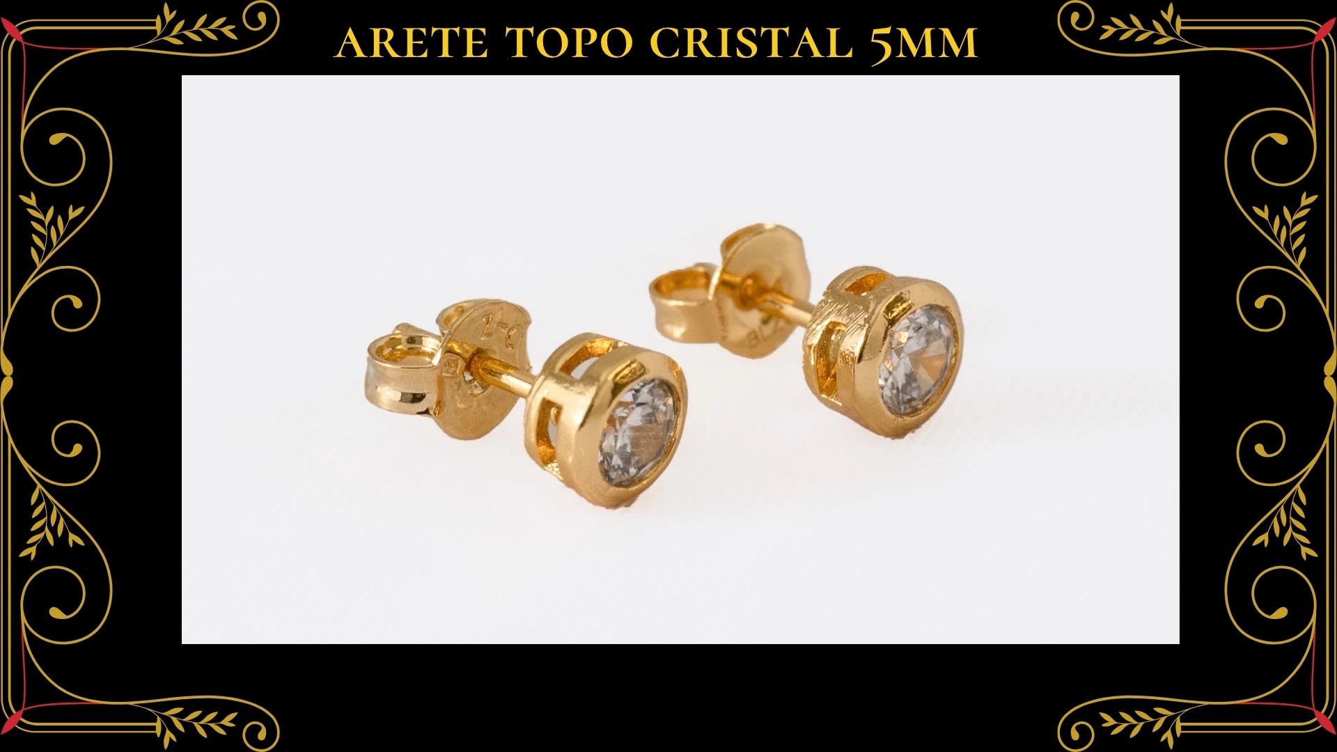 Arete Topo Empire Oro Laminado 18K