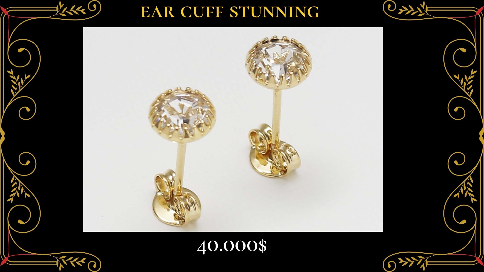 Candonga Cruz Delgada Oro Laminado 18K
