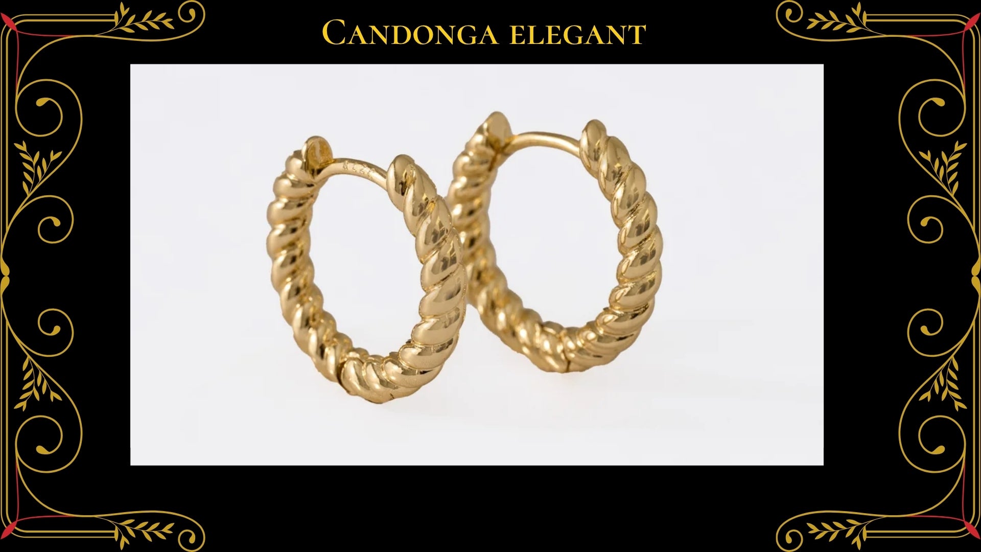 Candonga Classic Pequeña Oro Laminado 18K