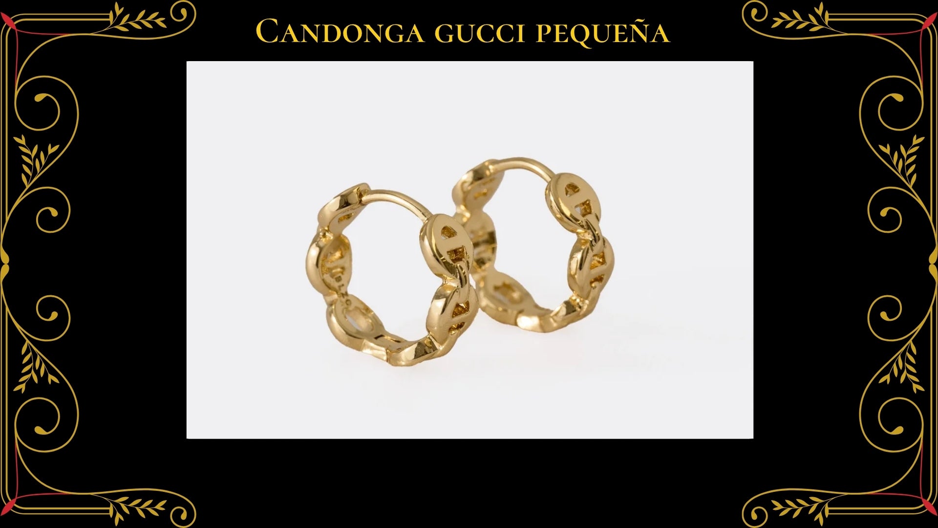 Candonga Classic Mediana Oro Laminado 18K