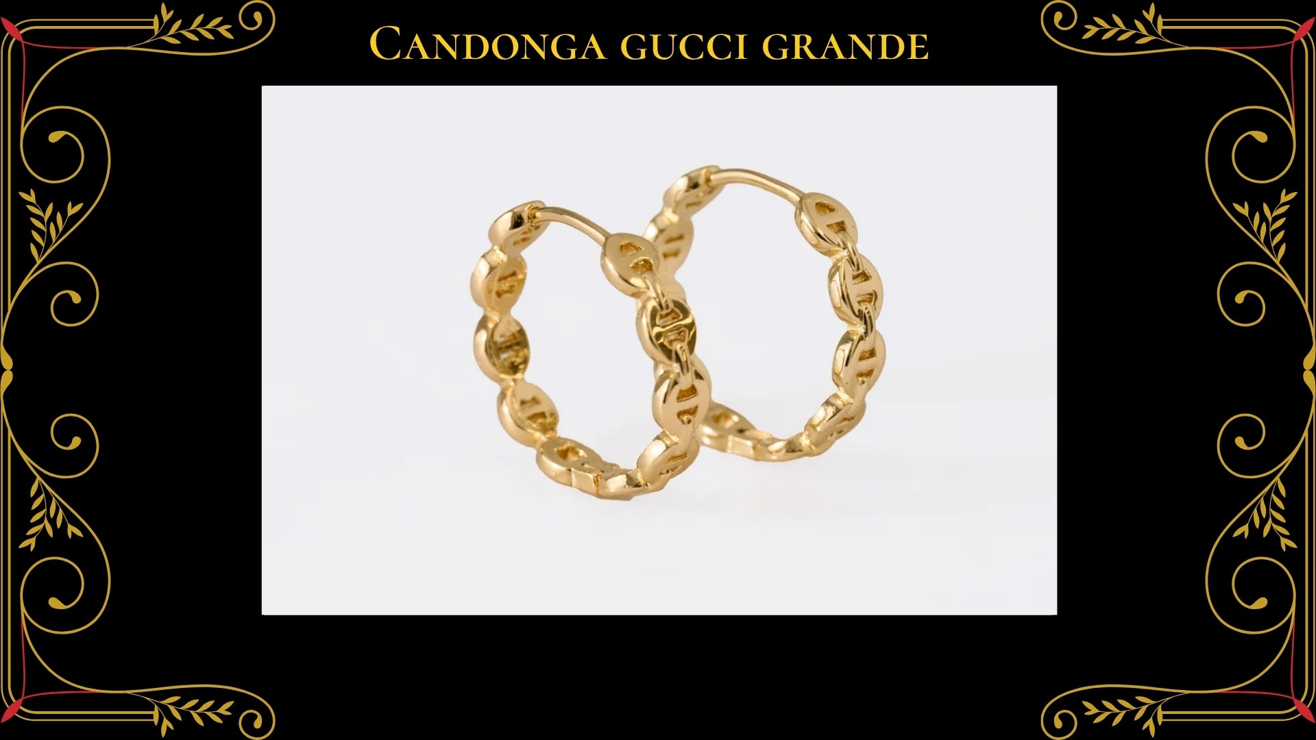 Candonga Royal Mediana Oro Laminado 18K