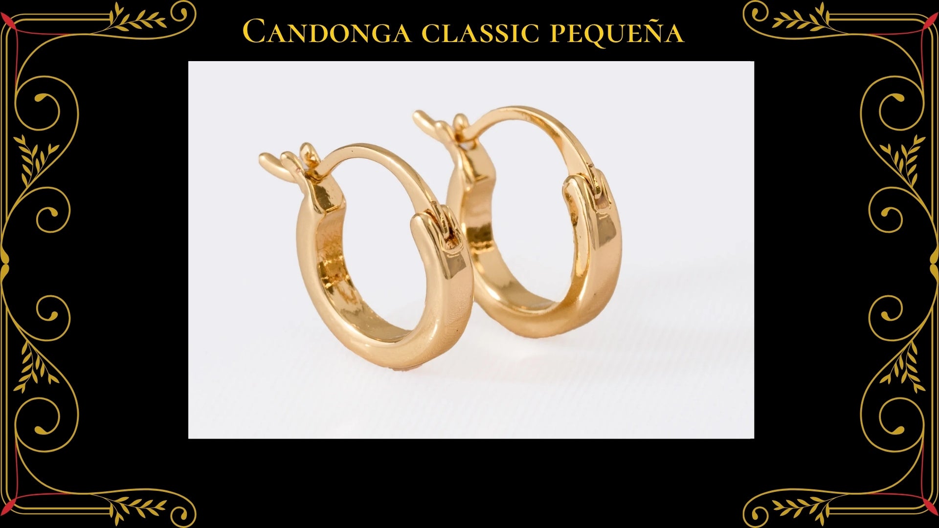 Candonga Classic Grande Oro Laminado 18K