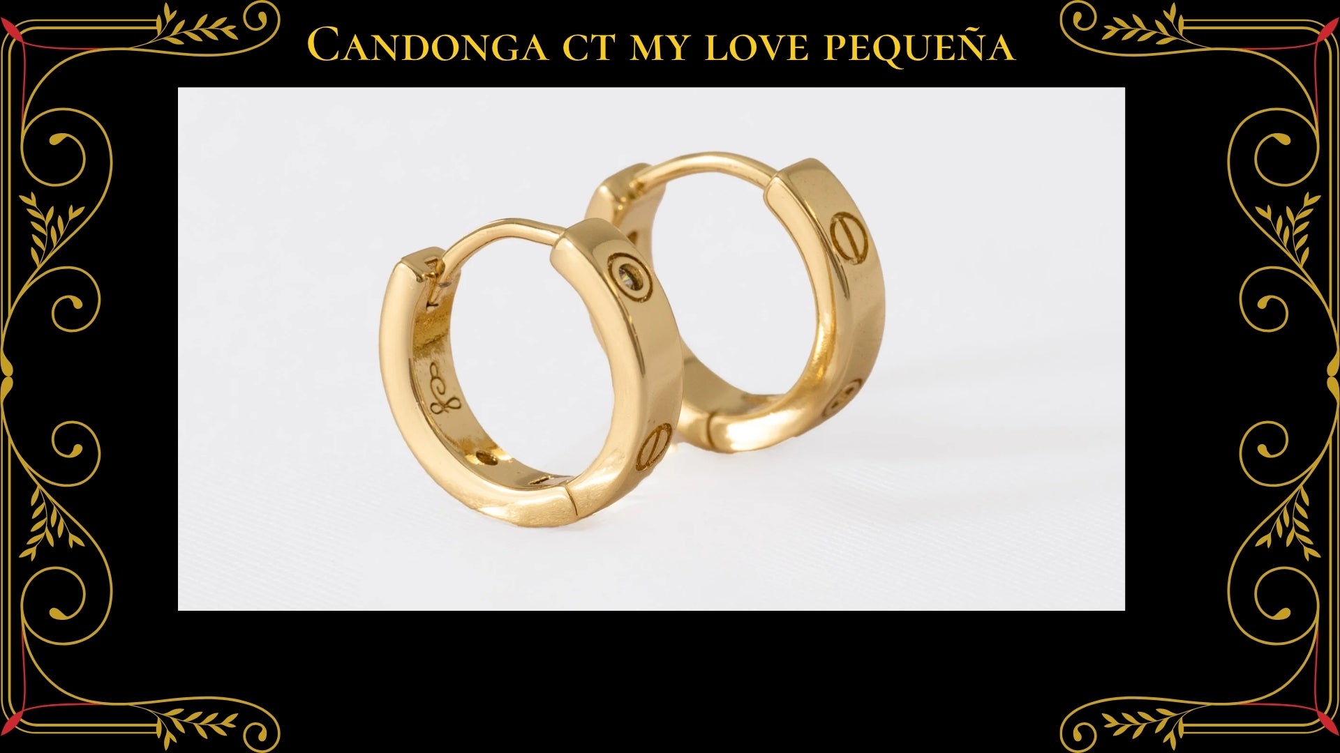 Candonga Hills Mediana Oro Laminado 18K
