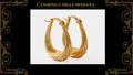 Arete Candonga Origen 3.5cm Oro Laminado 18K