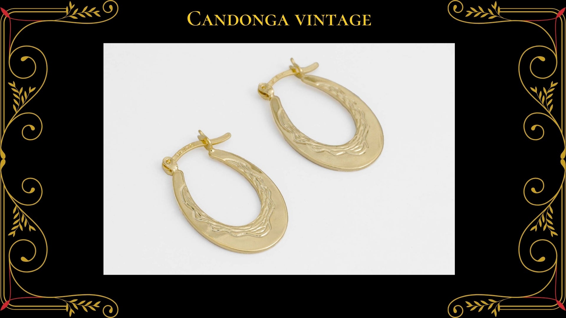 Candonga 2.2cm Oro Laminado 18K