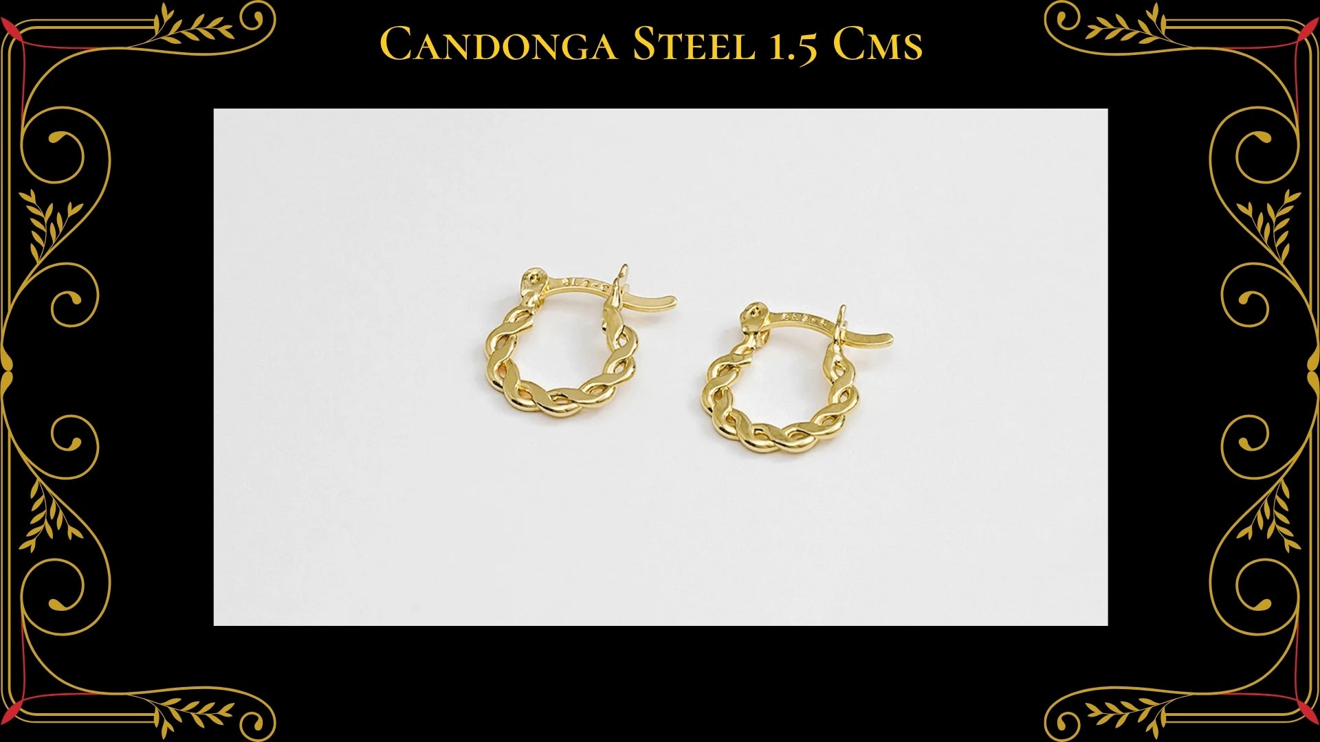 Candonga Mini C. 8mm Oro Laminado 18K