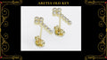 Arete Cupcake Oro Laminado 18K