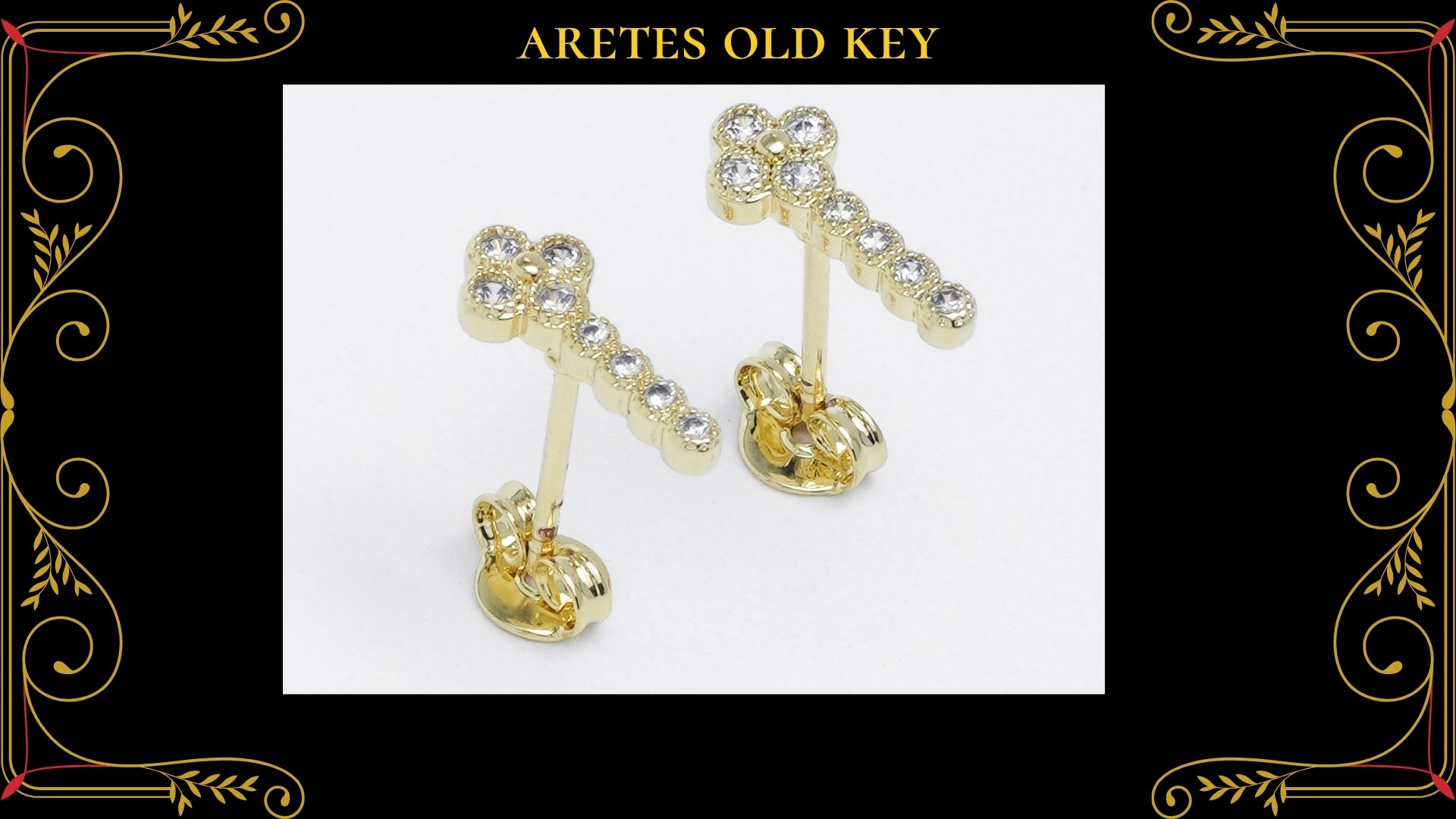 Arete Cupcake Oro Laminado 18K
