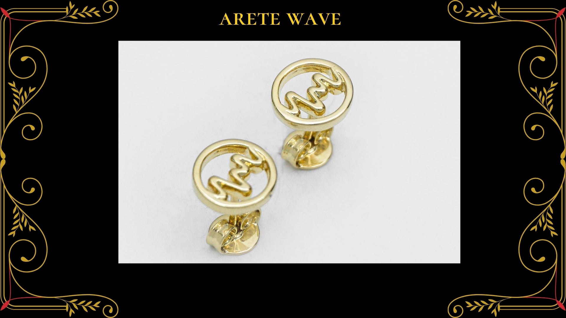 Arete Flower Oro Laminado 18K