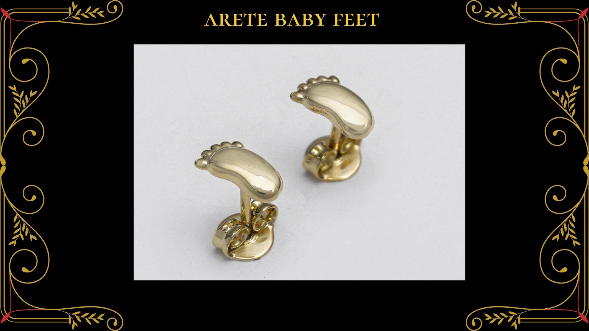 Arete Estrella de Mar Oro Laminado 18K