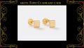 Arete Colombia Oro Laminado 18K