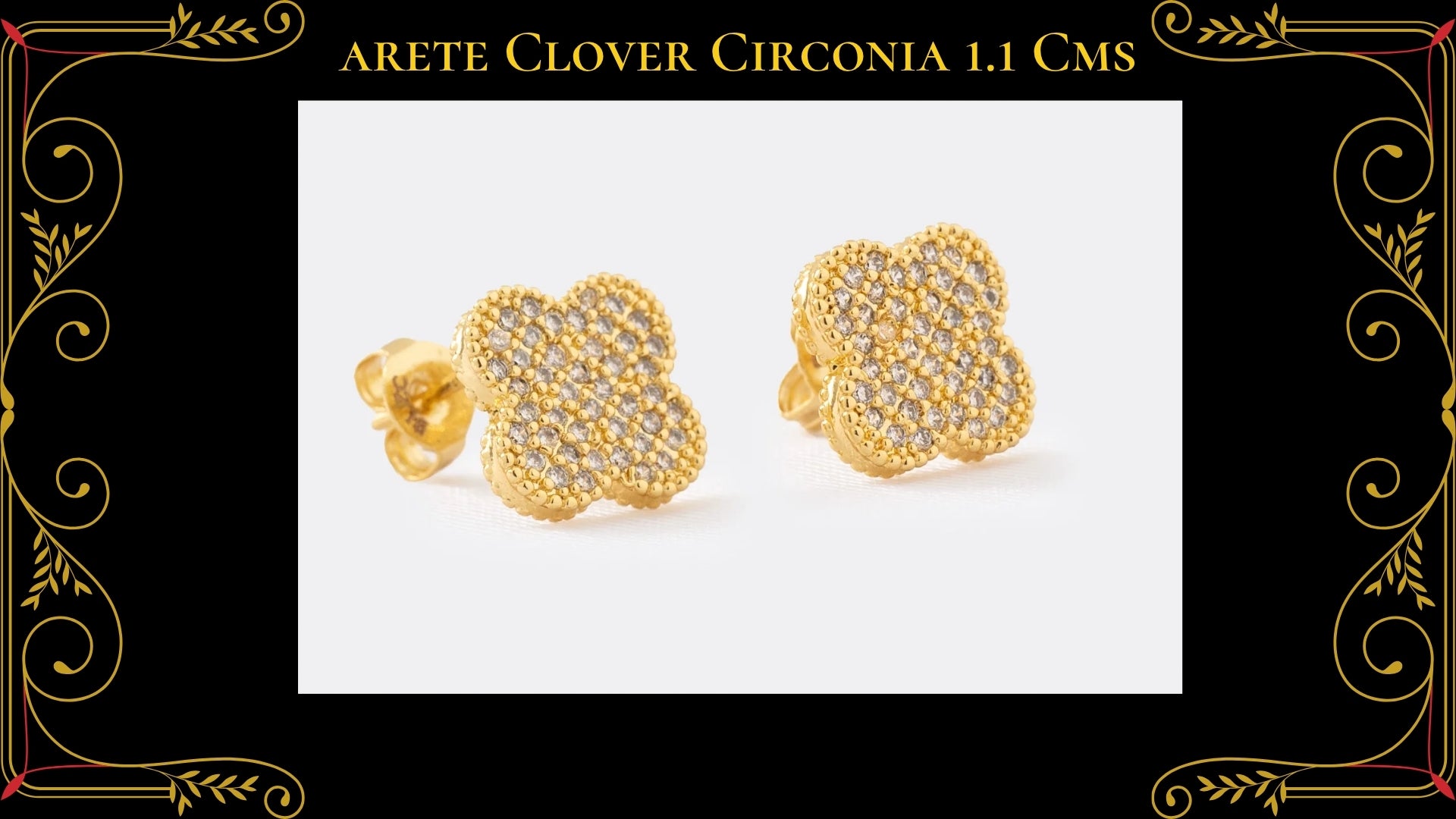 Aretes Wonder Oro Laminado 18K