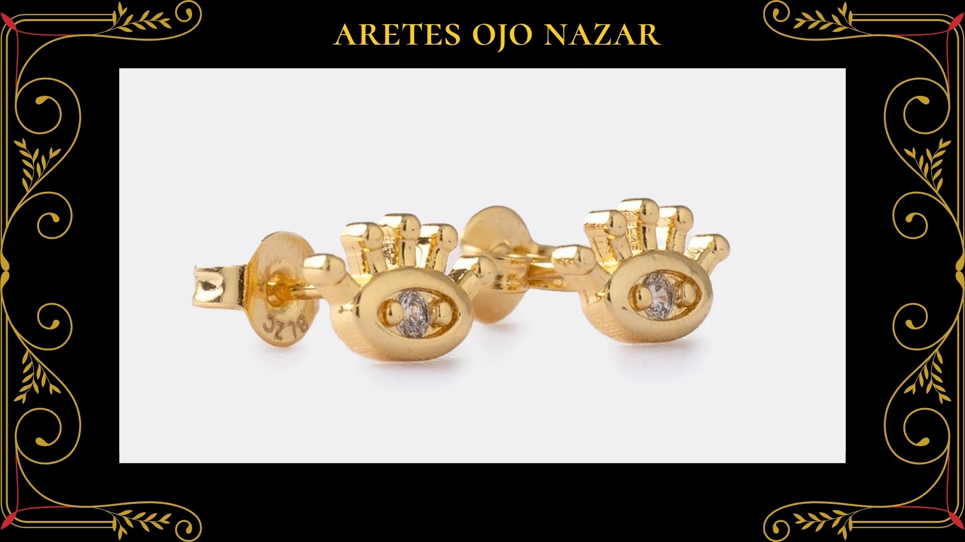 Aretes Dinasty Oro Laminado 18K