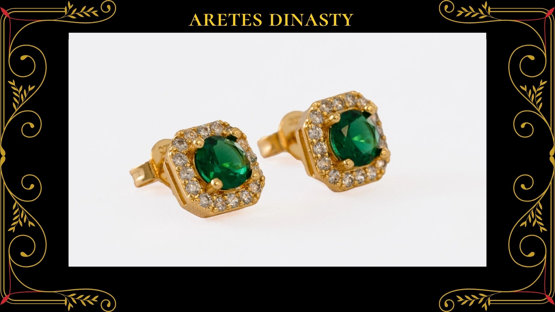 Aretes Divino Niño Oro Laminado 18K