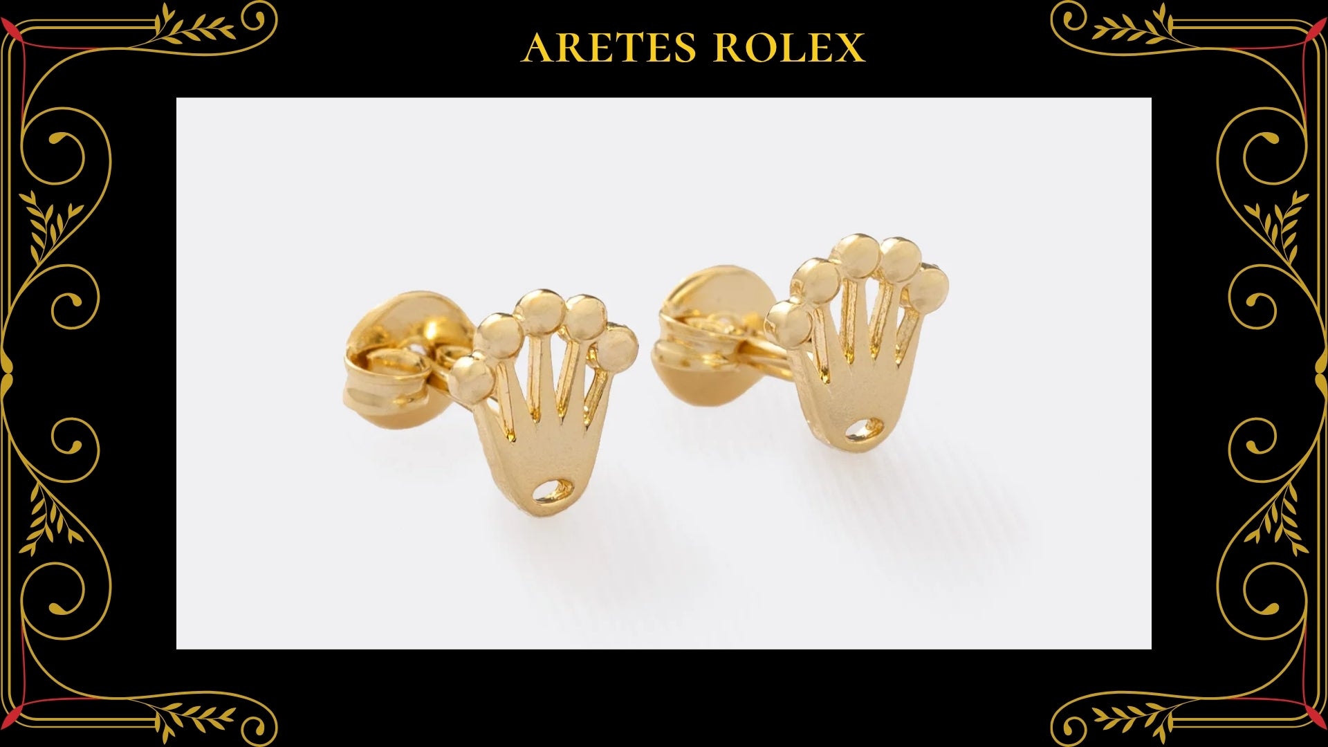 Aretes Corazón Circonia Oro Laminado 18K