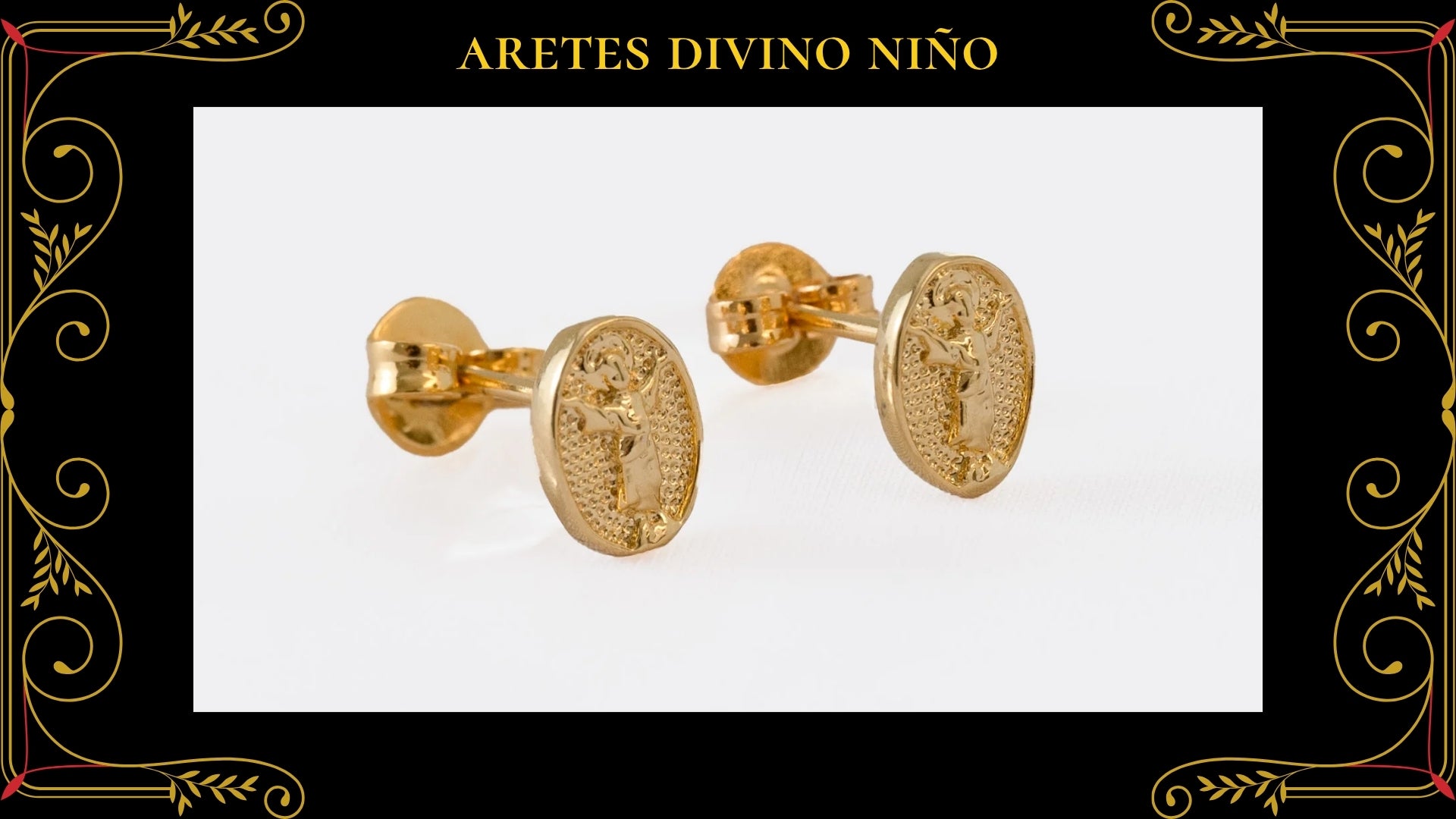 Arete Baby Love Oro Laminado 18K