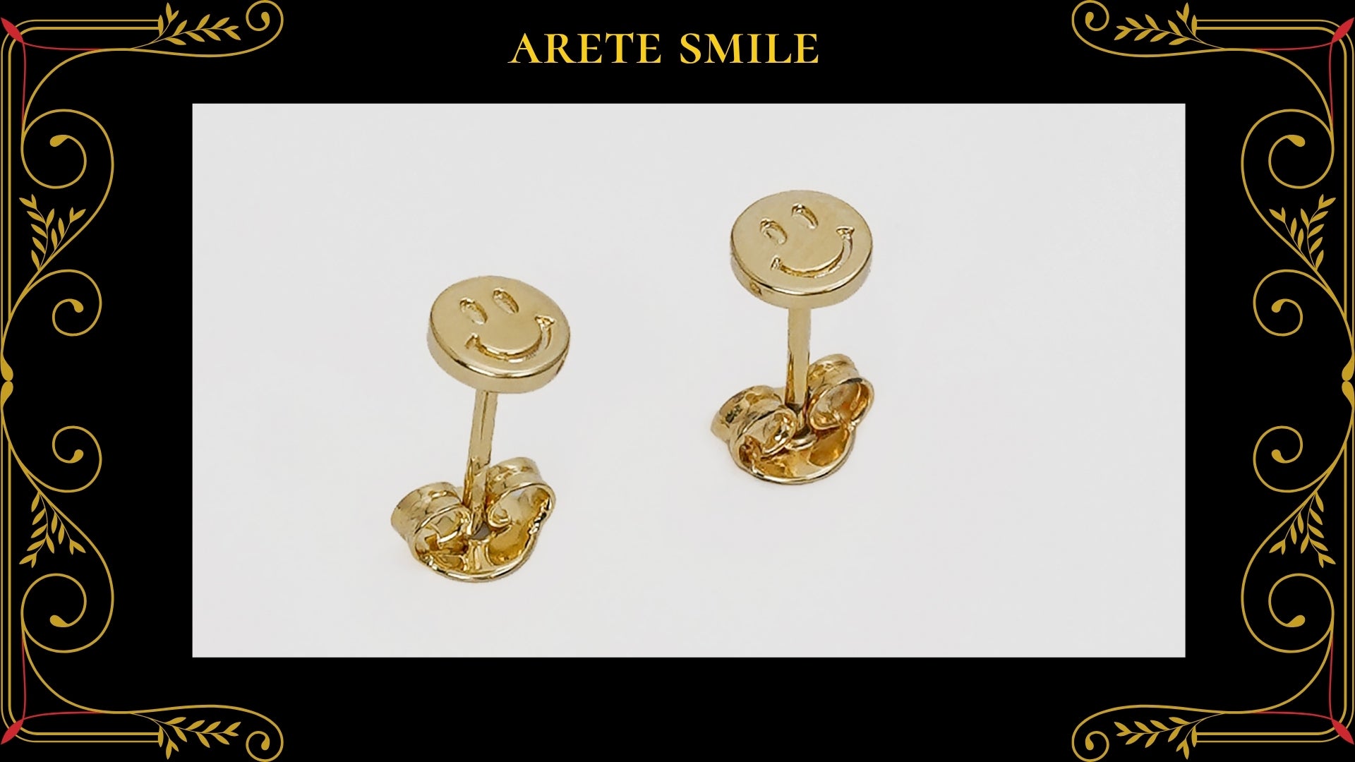 Arete Feelings Oro Laminado 18K