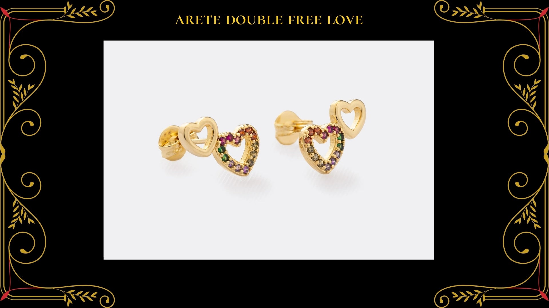Arete Balín 4mm Oro Laminado 18K