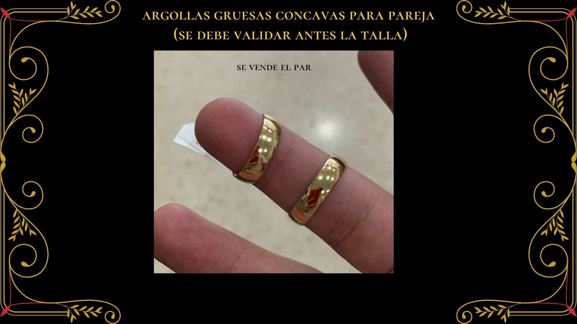 Anillo Scarlet Enchanted Ajustable Oro Laminado 18K