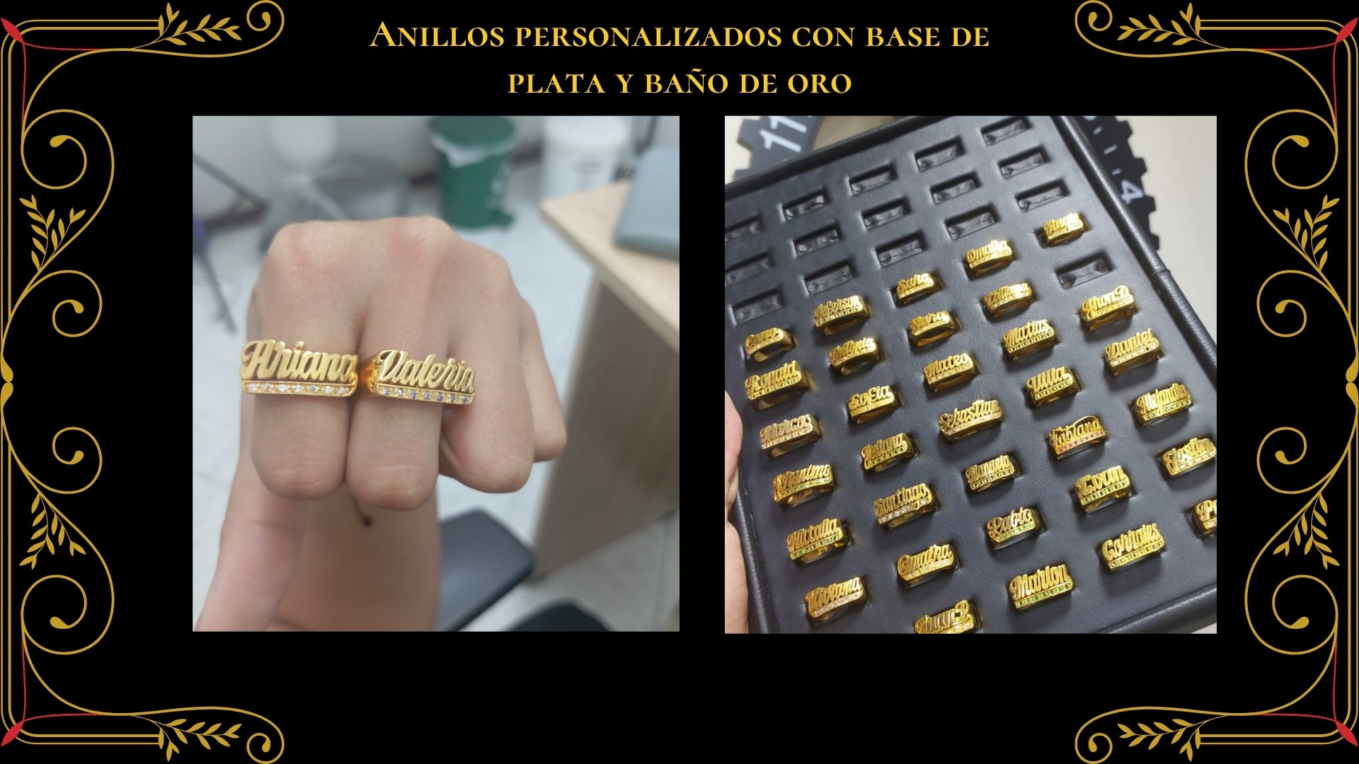 Anillo Royal Maze Ajustable Oro Laminado 18K