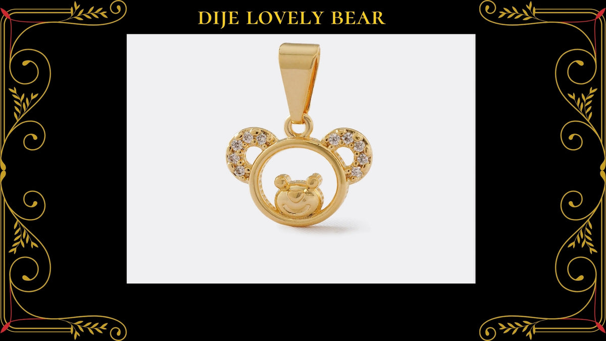 Dije Caballo Fortune Oro Laminado 18K