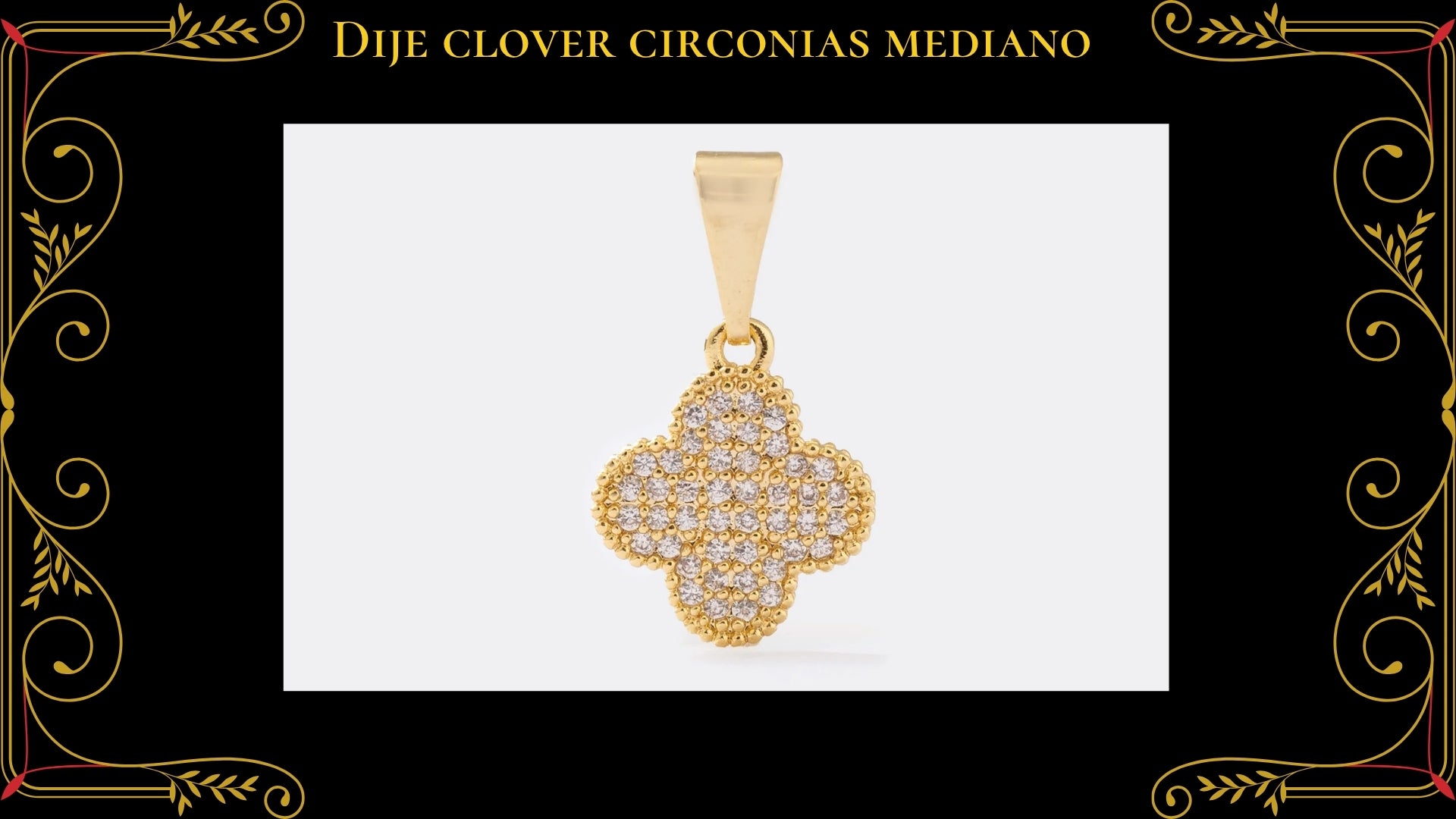 Dije Corchea Musical Oro Laminado 18K
