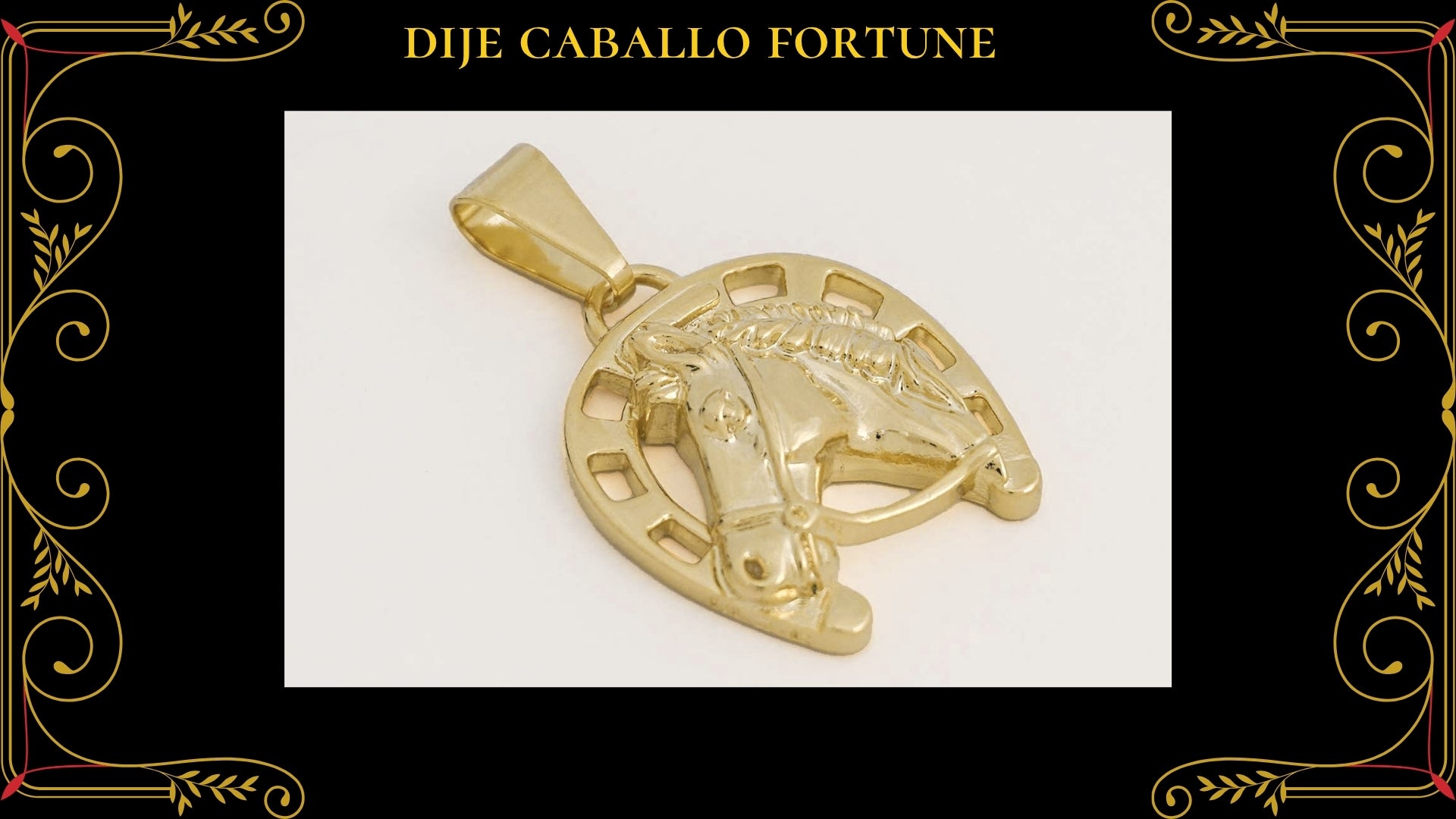 Cruz Buen Pastor Oro Laminado 18K