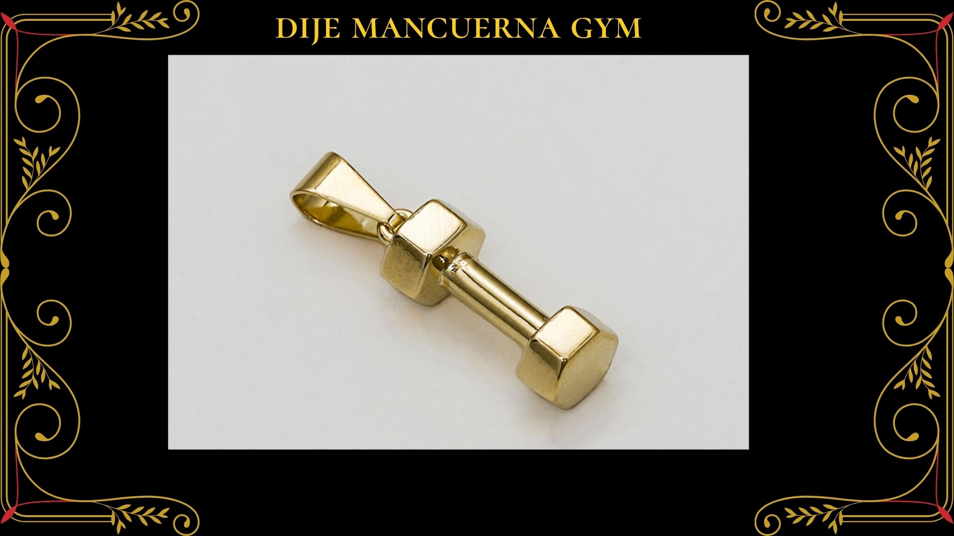Cruz 6 Circonias Oro Laminado 18K