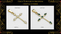 Cruz San Benito Oro Laminado 18K