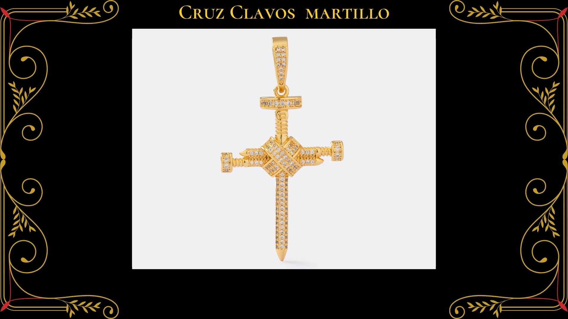 Cruz Green Soul Oro Laminado 18K
