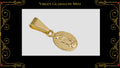 Dije Ángel Custodio Oro Laminado 18K