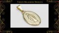 Dije Divino Espíritu Santo Oro Laminado 18K