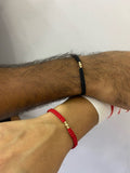 Pulsera 3 Balines Oro Laminado 18K — Pareja